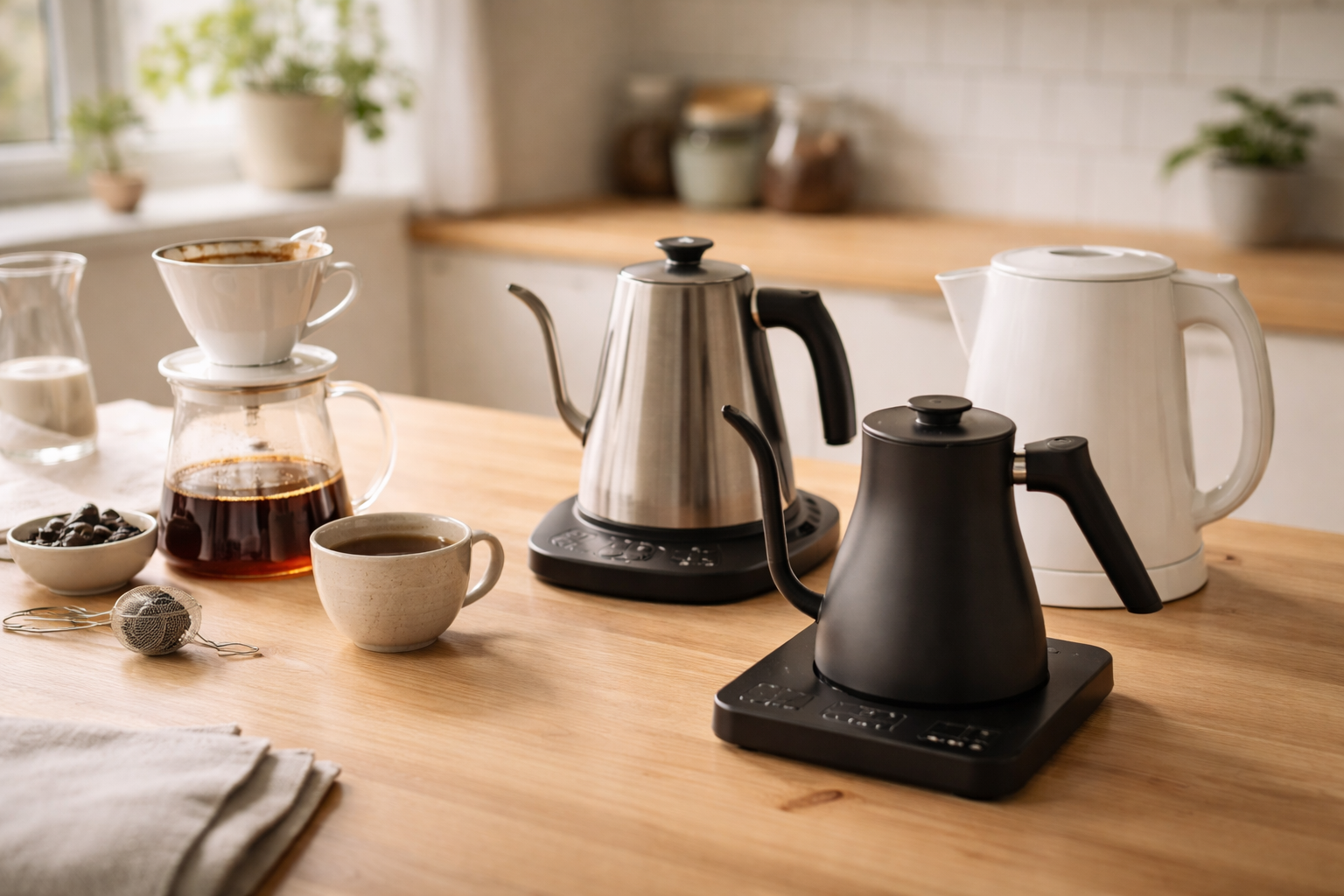 Bedste elkedel til kaffe 2026: temperaturstyring til pour over, te og hverdagsbrug