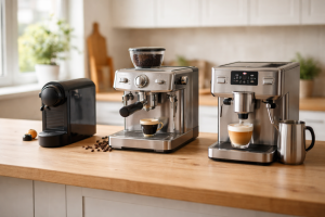 Bedste espressomaskine 2026: find den rigtige til dit niveau og budget
