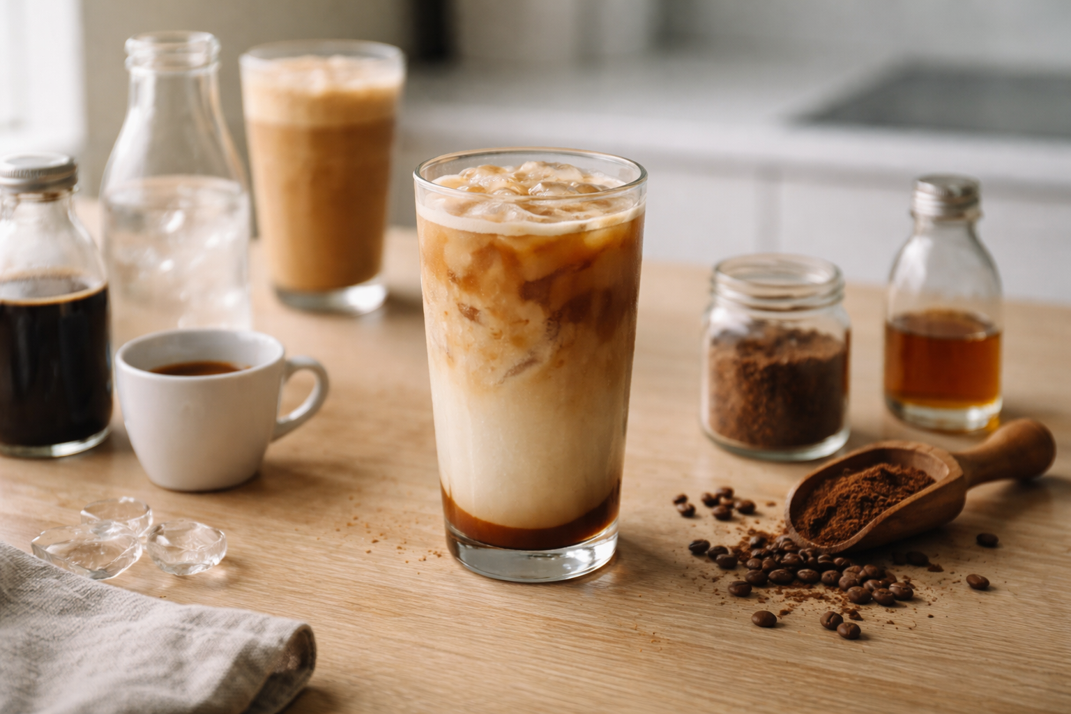 Iskaffe: Sådan laver du den bedste - opskrifter, udstyr og tips
