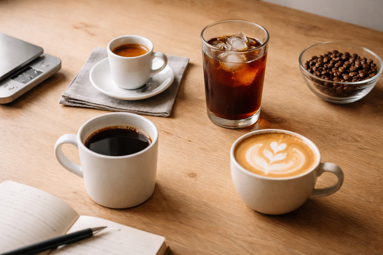 Koffein i kaffe: Hvor meget er der i espresso, filterkaffe, cappuccino og cold brew?