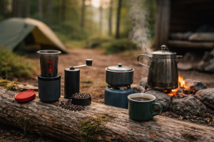Outdoor kaffe: Udstyr og bryggemetoder til camping og vandreture