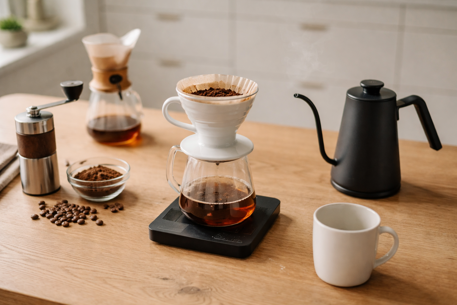 Pour over kaffe: Sådan brygger du perfekt håndbryg med opskrift, udstyr og teknik