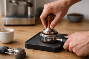 Sådan tamper du espresso korrekt - tryk, teknik og typiske fejl