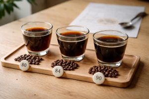 SCA cupping score: Hvad betyder 80, 84 og 90 point for kvalitet og smag?