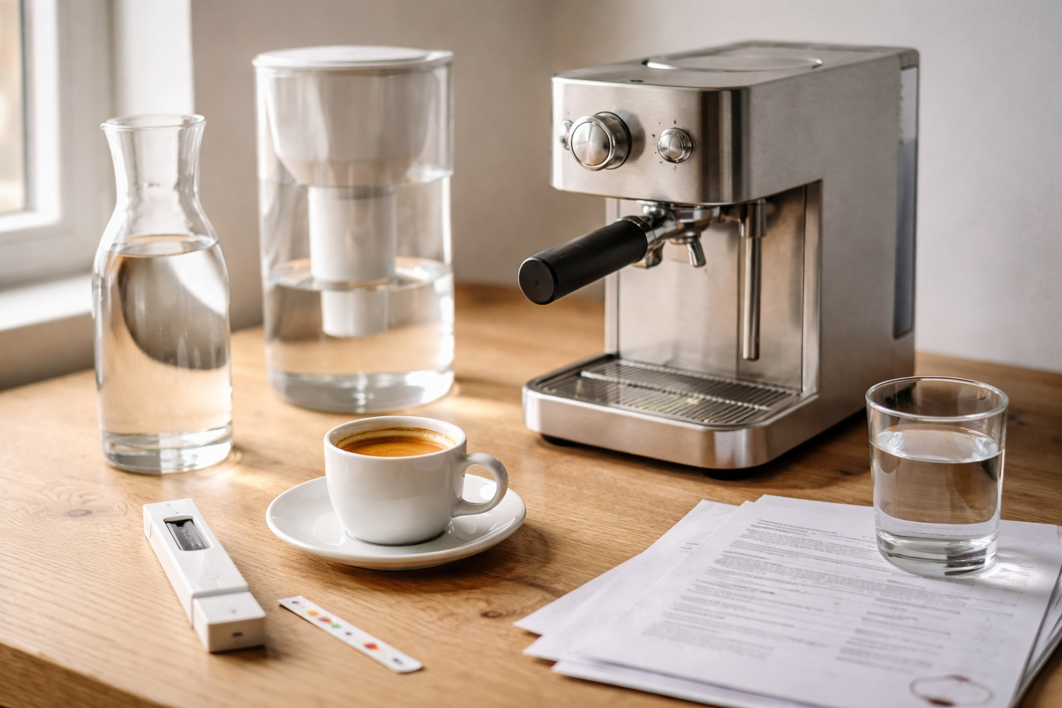 Vandkvalitet til espresso: hårdhed, filtrering og hvorfor det betyder noget